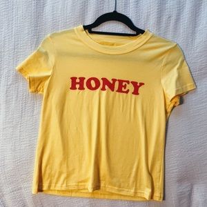 Yellow honey t shirt